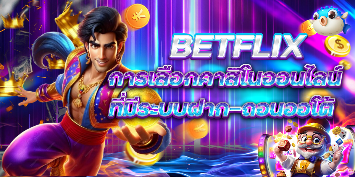 BETFLIX การเลือกคาสิโนออนไลน์ ที่มีระบบฝาก-ถอนออโต้
